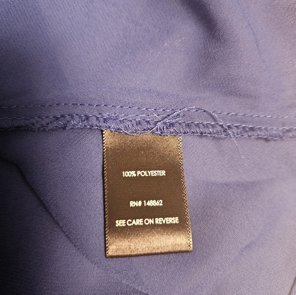 Torrid blue size 0 blouse - Picture 4 of 7